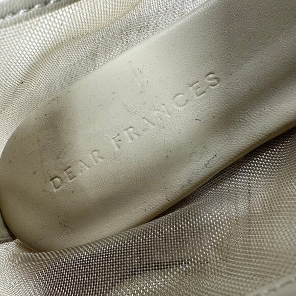 Dear Frances NWOB Balla Embroidered Ballet Flat Size 37 (US 7) Airy Mesh Italy - Picture 6 of 8